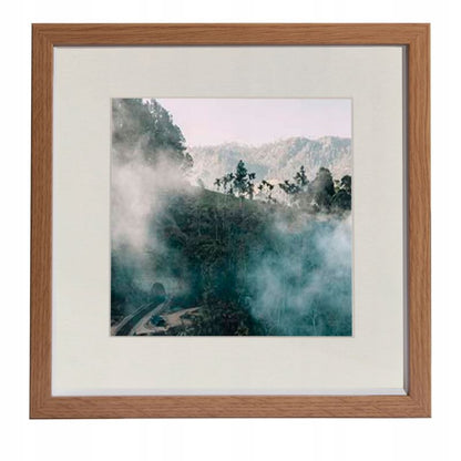 Sæt med 3 BD art 3D Box rammer i dyb eg 28x28 cm naturlig
