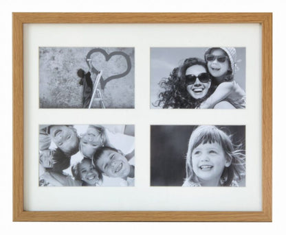 BD art Basic sæt med 2 rammer i eg 28x35 cm til 4 billeder 10x15 cm