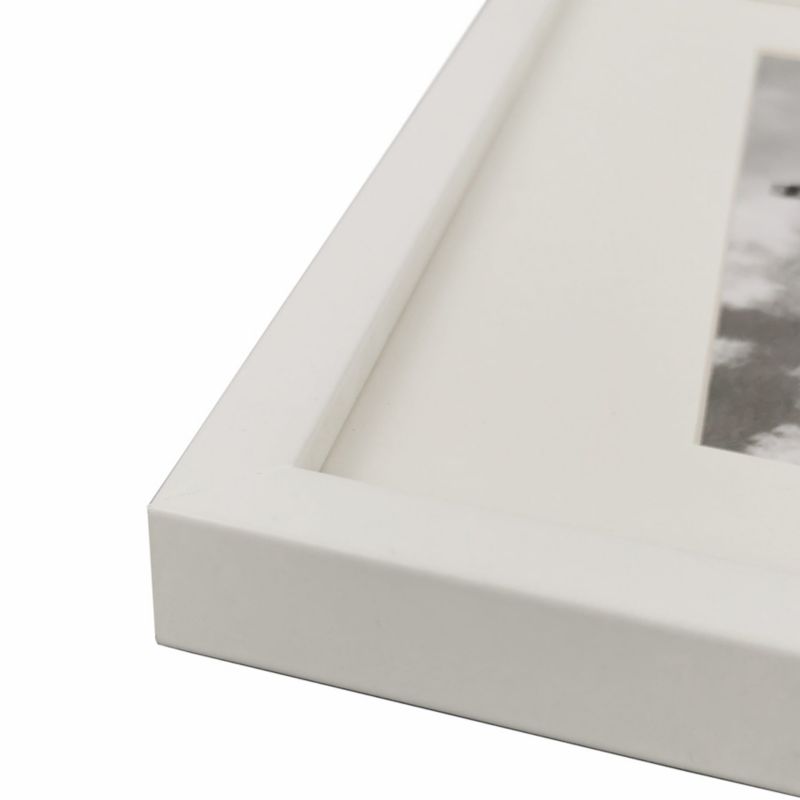 BD art Basic sæt med 2 hvide billedrammer 28x35 cm med passepartout