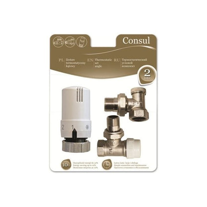 Vinkel termostat-sæt Idmar Consul