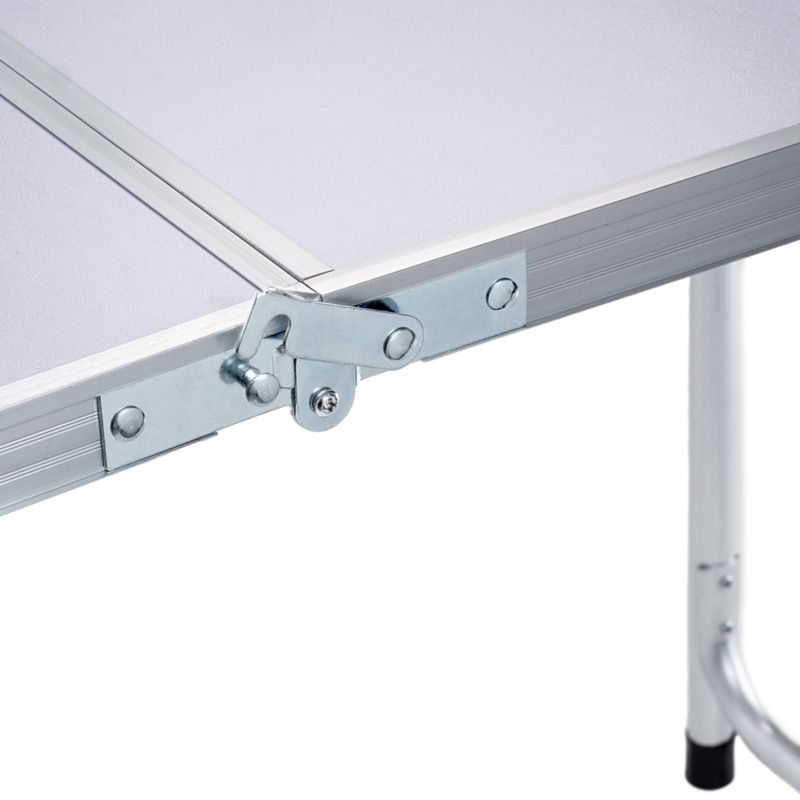 KADAX Turistisk Sæt Sammenklappeligt Bord 120 cm + 4 Stole 5-i-1 Camping Grill