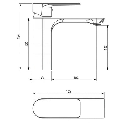 Mexen Alexa DQ62 sort badekarsæt 1 sæt