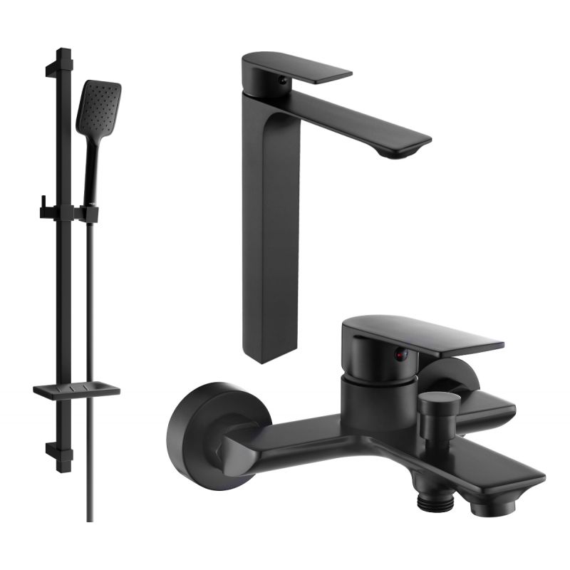 Mexen Alexa DQ62 sort badekarsæt 1 sæt