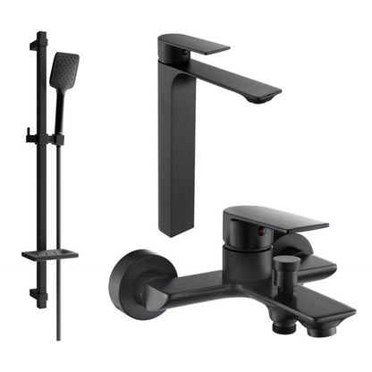 Mexen Alexa DQ62 sort badekarsæt 1 sæt