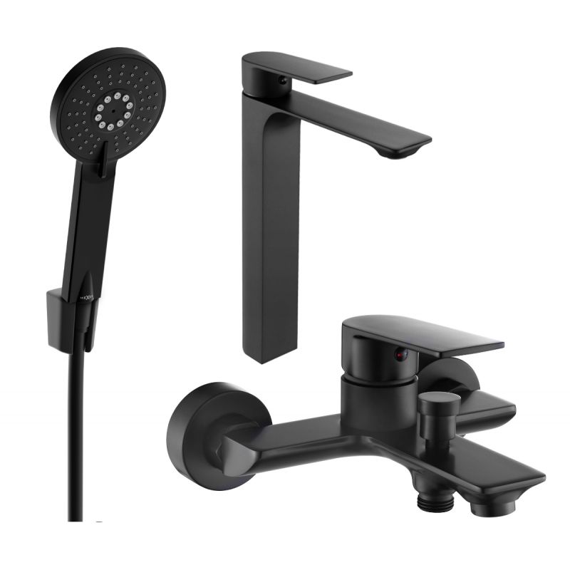 Mexen Alexa R40 sort badekarsæt 1 sæt