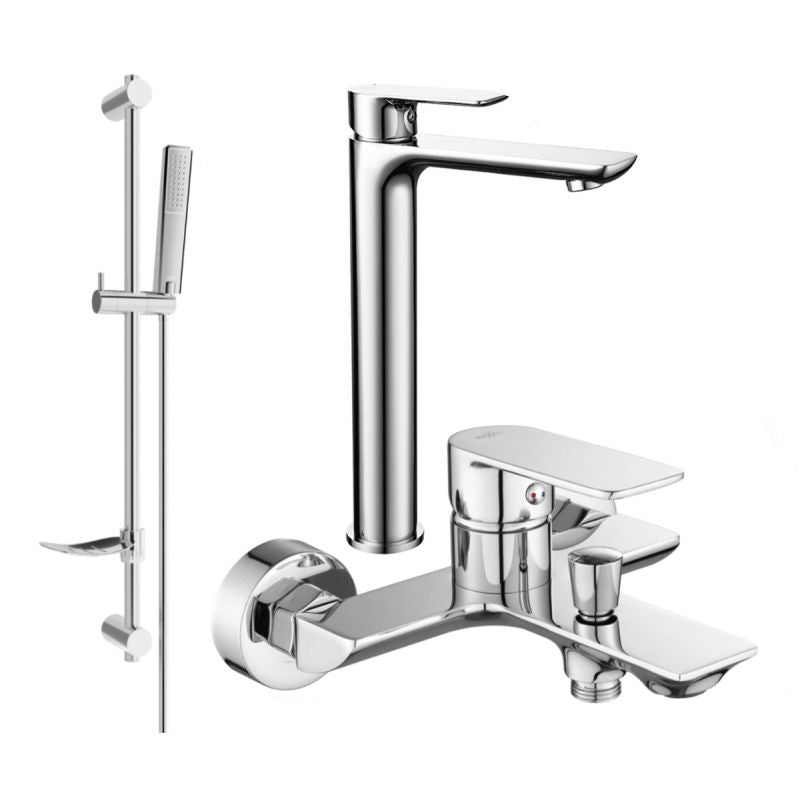 Mexen Alfa DF72 krom badekarsæt 1 sæt