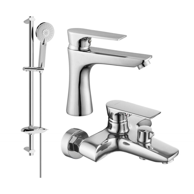 Mexen Axel DB40 krom badekarsæt 1 sæt