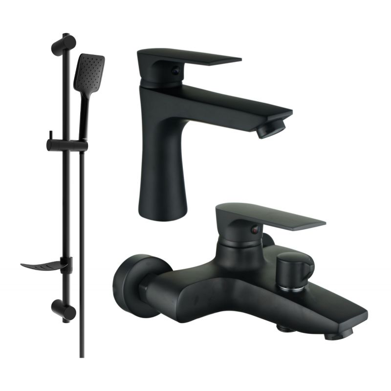 Mexen Axel DF62 sort badekarsæt 1 sæt