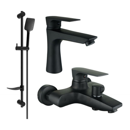 Mexen Axel DF62 sort badekarsæt 1 sæt