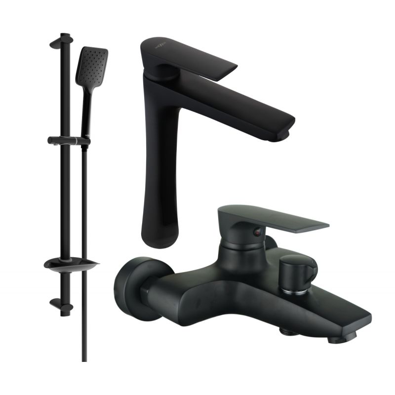 Mexen Axel DF62 sort badekarsæt 1 sæt