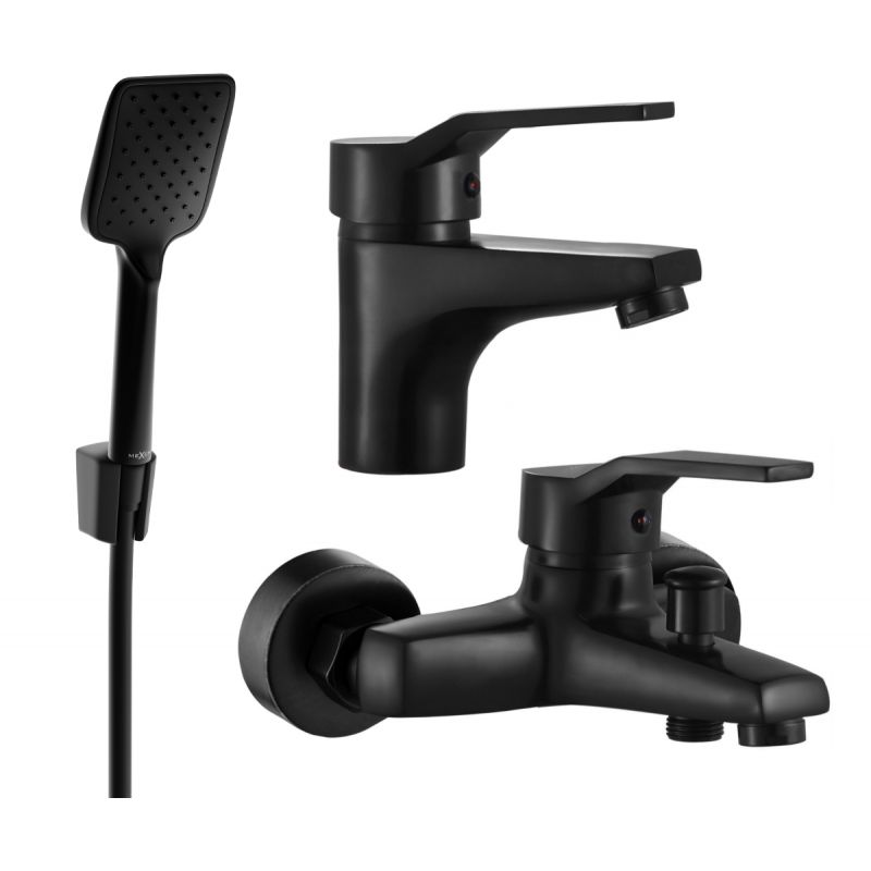 Mexen Caro R62 sort badekarsæt 1 sæt