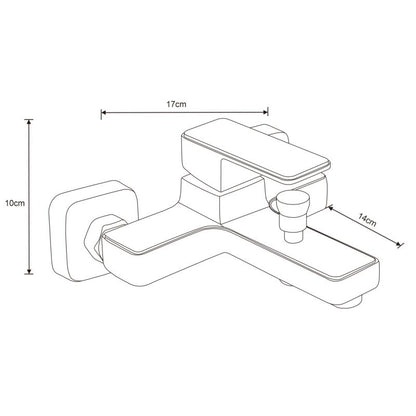 Mexen Cetus DQ77 guldbadeværelsessæt 1 sæt