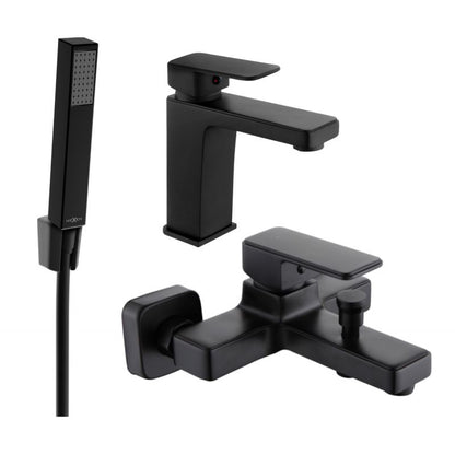 Mexen Cetus R77 sort badekarsæt 1 sæt