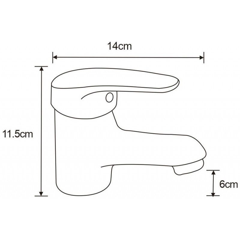 Mexen Erica R05 badekarsæt i mat-sort finish, 1 sæt
