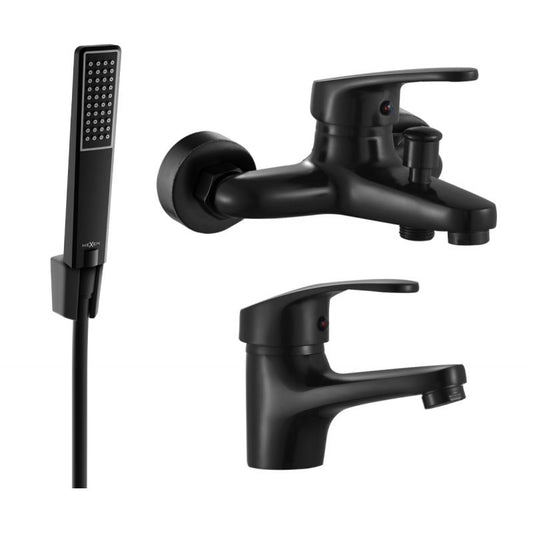 Mexen Erica R72 badekarsæt i mat-sort 1 sæt