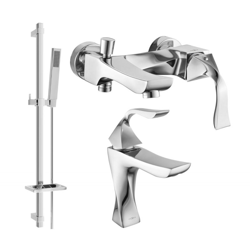 Mexen Estrella DQ02 badekarsæt i krom, 1 sæt