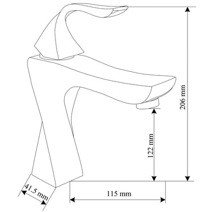 Mexen Estrella DQ02 badekarsæt i krom, 1 sæt