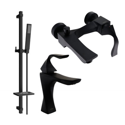 Mexen Estrella DQ02 sort badekarsæt 1 sæt