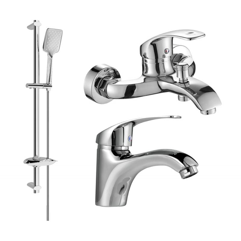 Mexen Fabia DB62 badekarsæt i krom, 1 sæt