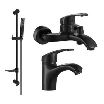 Mexen Fabia DF72 badekarsæt i mat‑sort 1 sæt