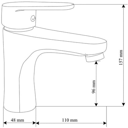 Mexen Kama R75 badekarsæt i krom, 1 sæt