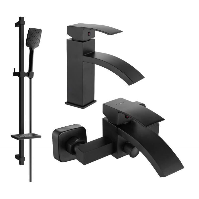 Mexen Libra DQ62 sort badekarsæt 1 sæt