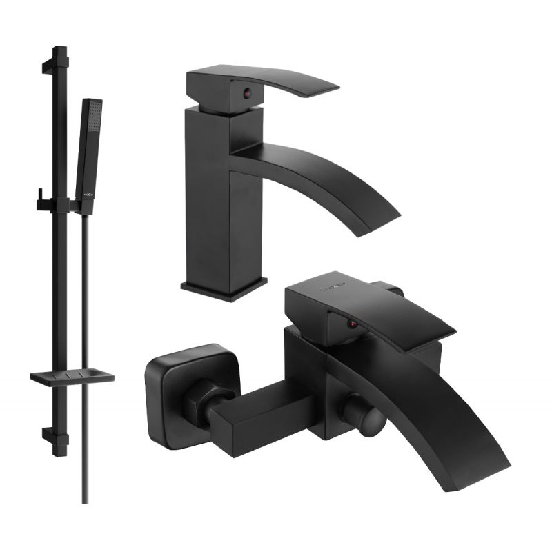 Mexen Libra DQ77 sort badekarsæt 1 sæt