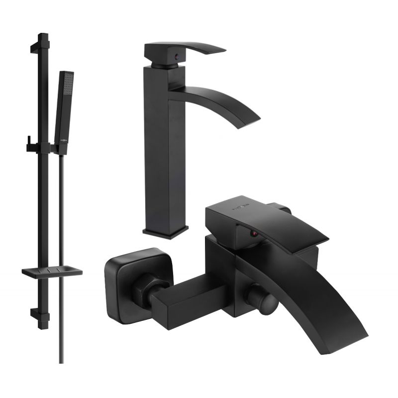 Mexen Libra DQ77 sort badekarsæt 1 sæt