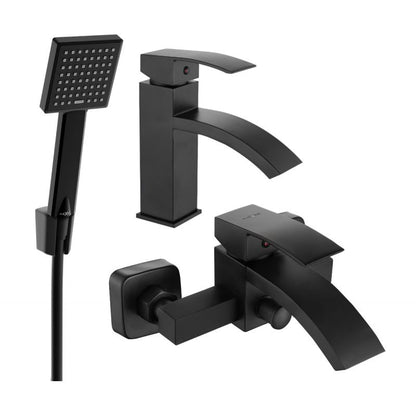 Mexen Libra R45 badekarsæt i mat-sort 1 sæt