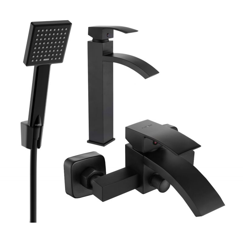 Mexen Libra R45 badekarsæt i mat-sort 1 sæt