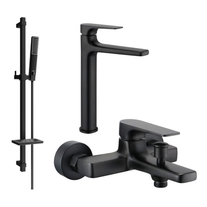 Mexen Lynx DQ72 badekarsæt i mat-sort 1 sæt