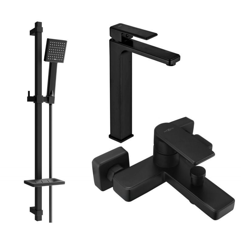 Mexen Mino DQ45 sort badekarsæt 1 sæt