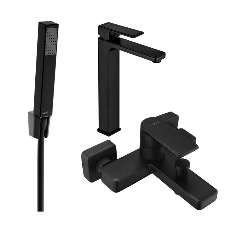 Mexen Mino R77 sort badekarsæt 1 sæt