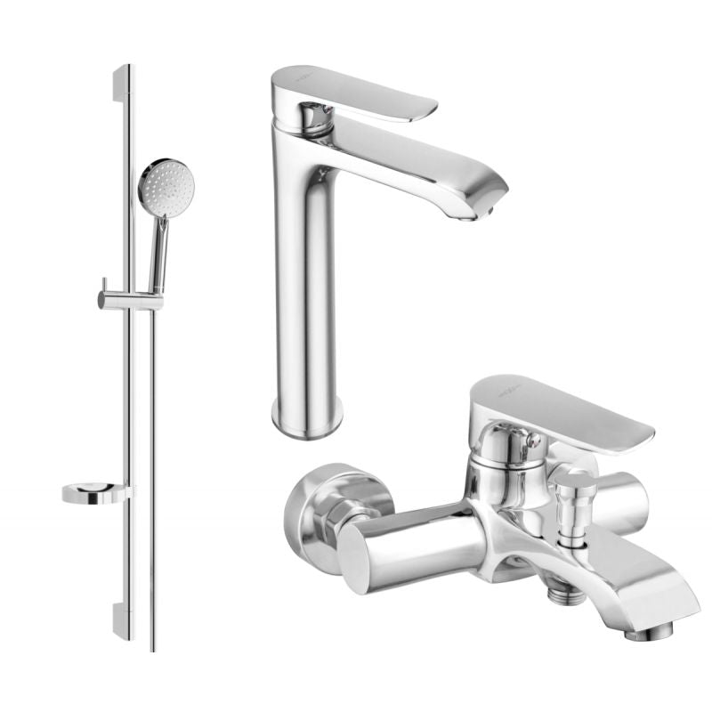 Mexen Pecos DS75 krom badekarsæt 1 sæt