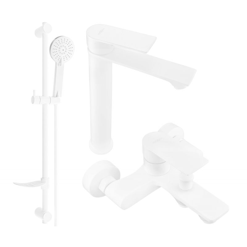 Mexen Royo DF40 hvidt badekarsæt 1 sæt