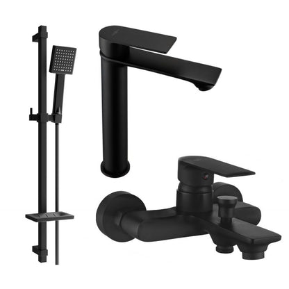 Mexen Royo DQ45 sort badekarsæt 1 sæt