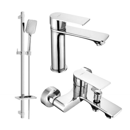 Mexen Royo DQ62 badekarsæt i krom, 1 sæt
