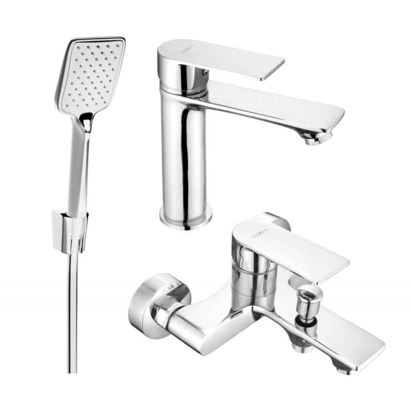 Mexen Royo R62 badekarsæt i krom, 1 sæt