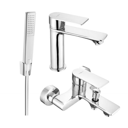 Mexen Royo R72 badekarsæt i krom, 1 sæt