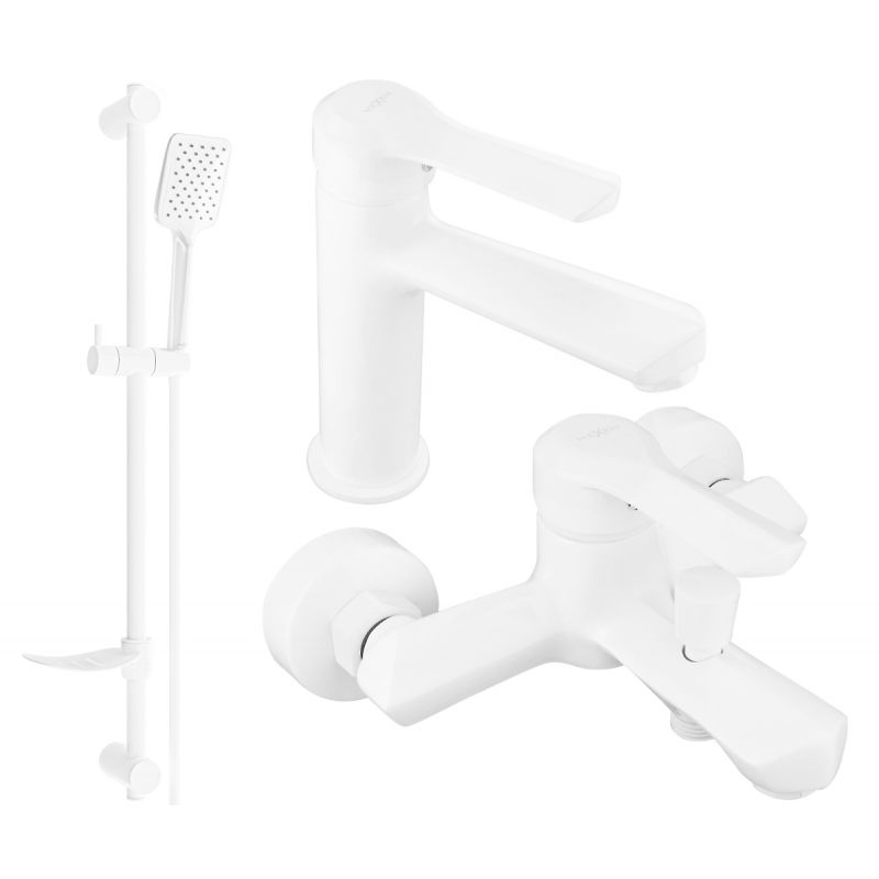 Mexen Sabre DF62 hvidt badekarsæt 1 sæt