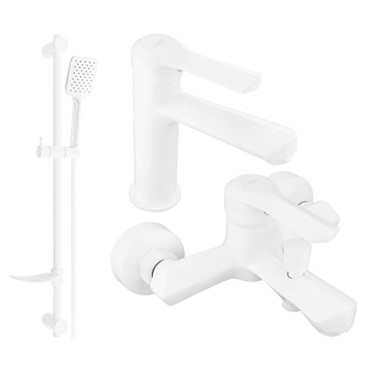 Mexen Sabre DF62 hvidt badekarsæt 1 sæt