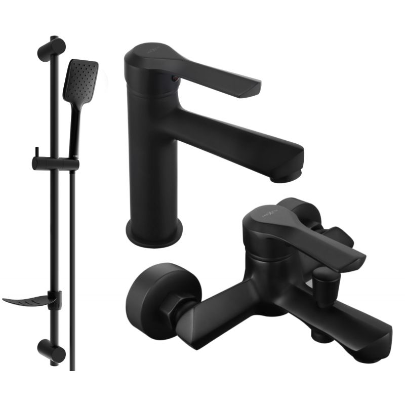 Mexen Sabre DF62 sort badekarsæt 1 sæt