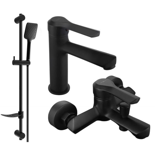 Mexen Sabre DF62 sort badekarsæt 1 sæt