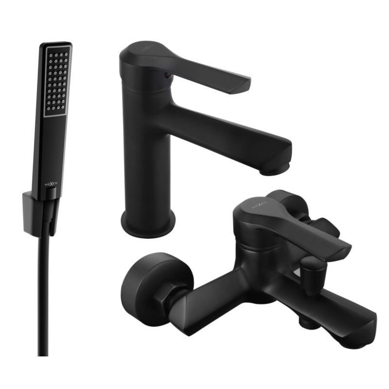 Mexen Sabre R72 sort badekarsæt 1 sæt