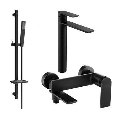 Mexen Zero DQ02 sort badekarsæt 1 sæt