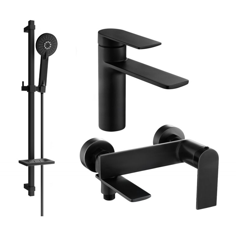 Mexen Zero DQ40 sort badekarsæt 1 sæt