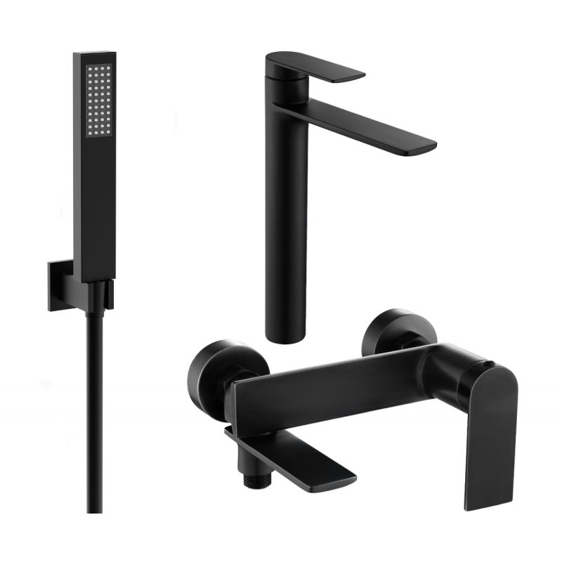 Mexen Zero R02 sort badekarsæt 1 sæt