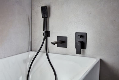 Indbygget badekarsæt Omnires Alton mat-sort