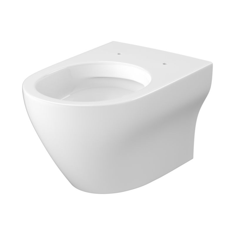Toiletsæt Væghængt med Skjult Monteringsstel, Blød Lukning, 50 x 136,5 cm | 5901771137542