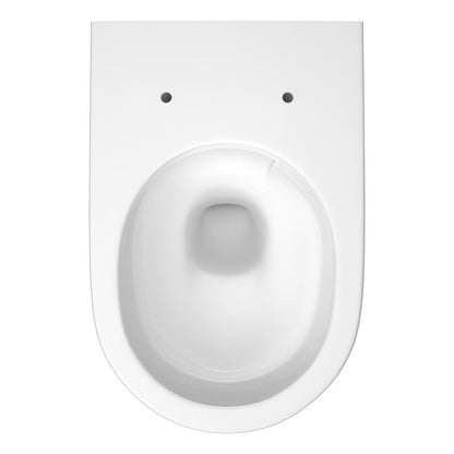 Toiletsæt Væghængt med Skjult Monteringsstel, Blød Lukning, 50 x 136,5 cm | 5901771137542